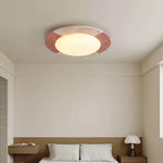 Celestial Travertine Ceiling Light – Modern Flush Mount LED Lamp