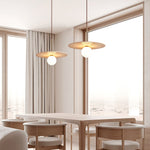 Celestial Travertine Pendant Light – Natural Stone & Gold