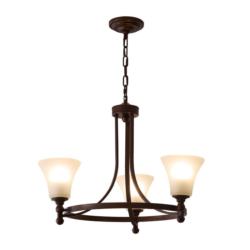 Celestine Glow Modern Glass Chandelier for Dining Room and Living Room