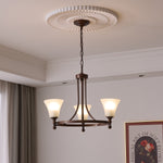 Celestine Glow Modern Glass Chandelier for Dining Room and Living Room
