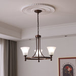 Celestine Glow Modern Glass Chandelier for Dining Room and Living Room