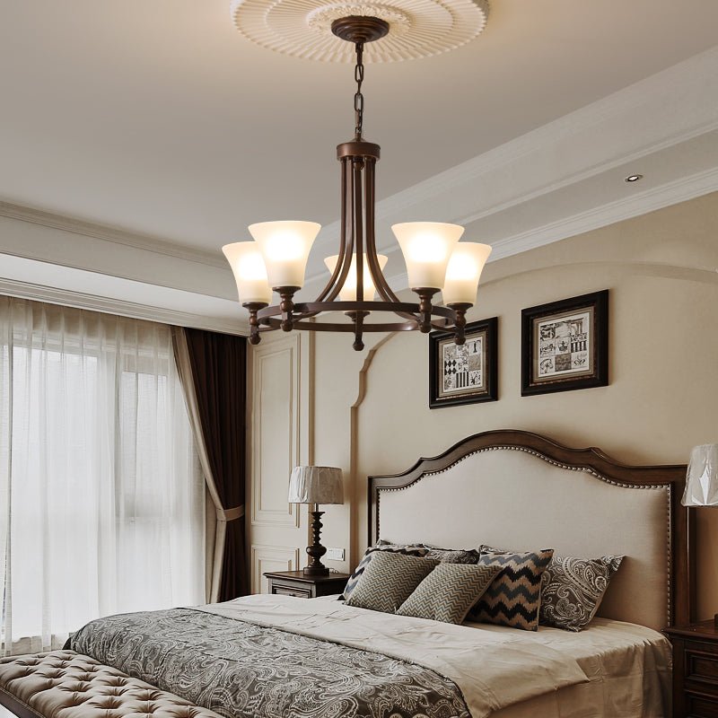 Celestine Glow Modern Glass Chandelier for Dining Room and Living Room