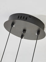 Cellar Suspension Modern LED Chandelier in Black and White