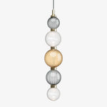 Celvara Sculptural Globe Pendant Light – Hand-Blown Glass Chandelier