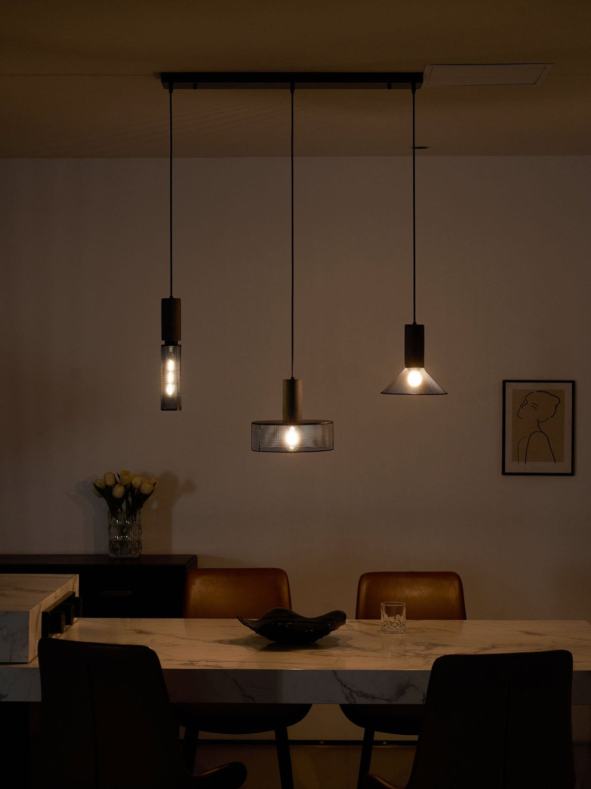 Cement Mesh Pendant Light – Industrial Designer Hanging Lamp
