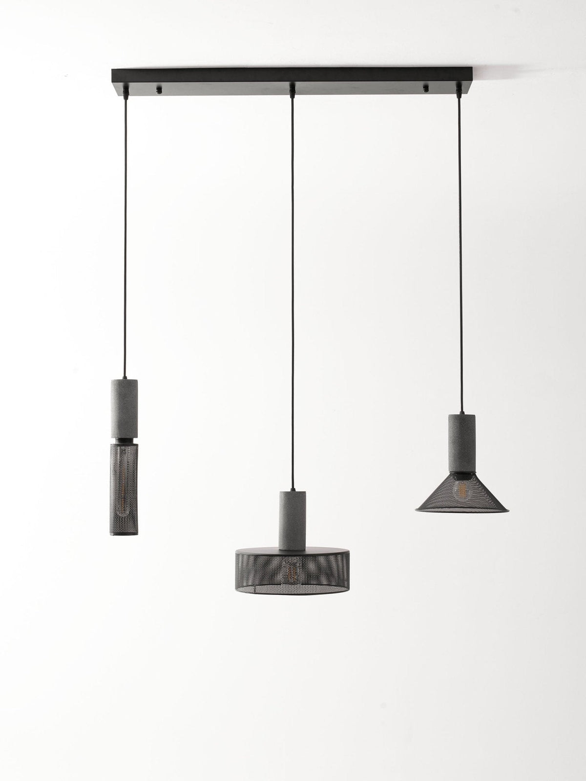 Cement Mesh Pendant Light – Industrial Designer Hanging Lamp