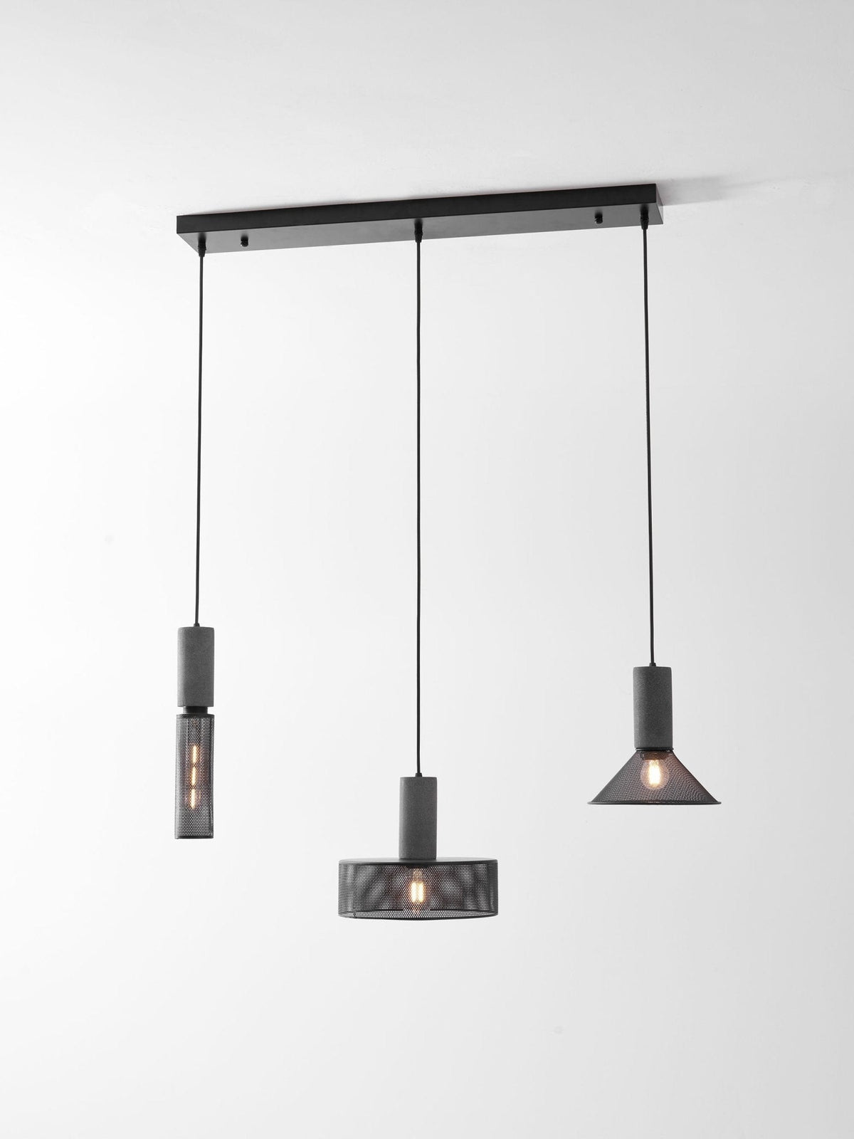 Cement Mesh Pendant Light – Industrial Designer Hanging Lamp