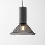 Cement Mesh Pendant Light – Industrial Designer Hanging Lamp