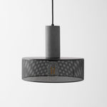 Cement Mesh Pendant Light – Industrial Designer Hanging Lamp