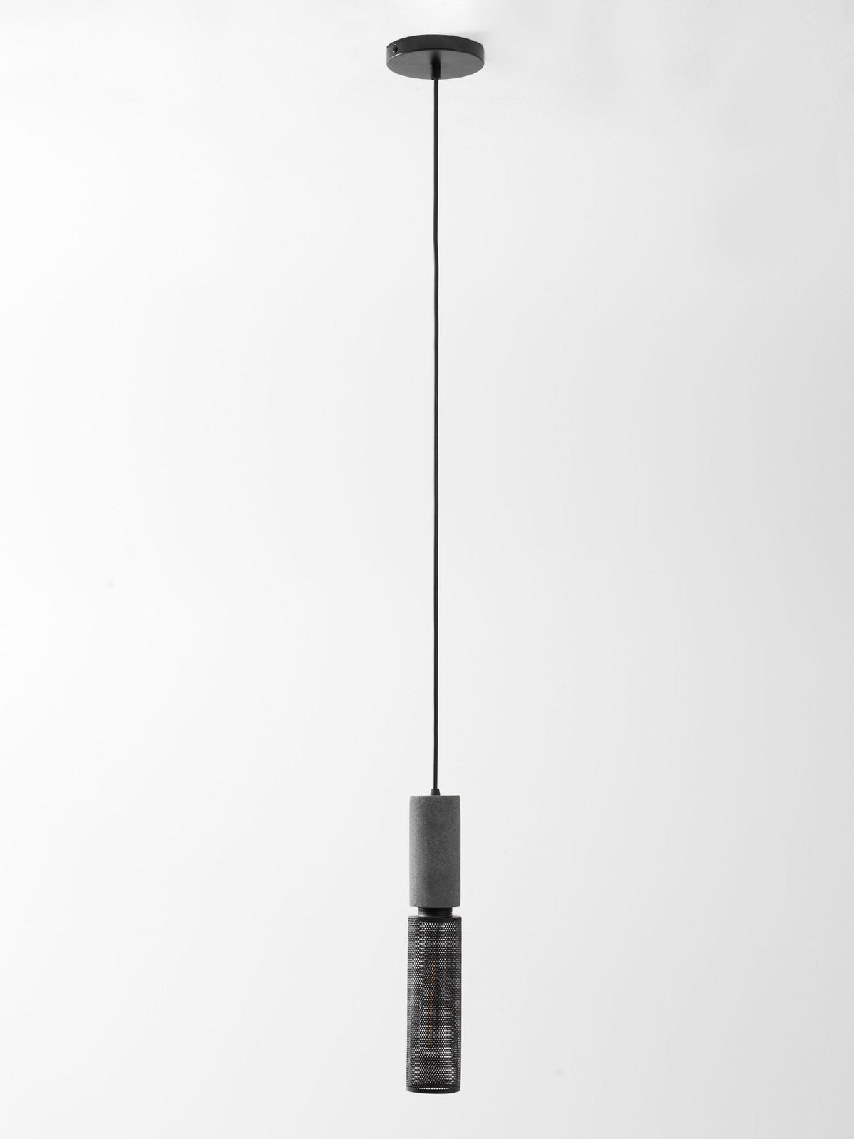 Cement Mesh Pendant Light – Industrial Designer Hanging Lamp