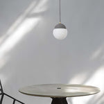 Eclipse Cement Pendant Light – Modern Minimalist Hanging Lamp for Dining & Living Spaces