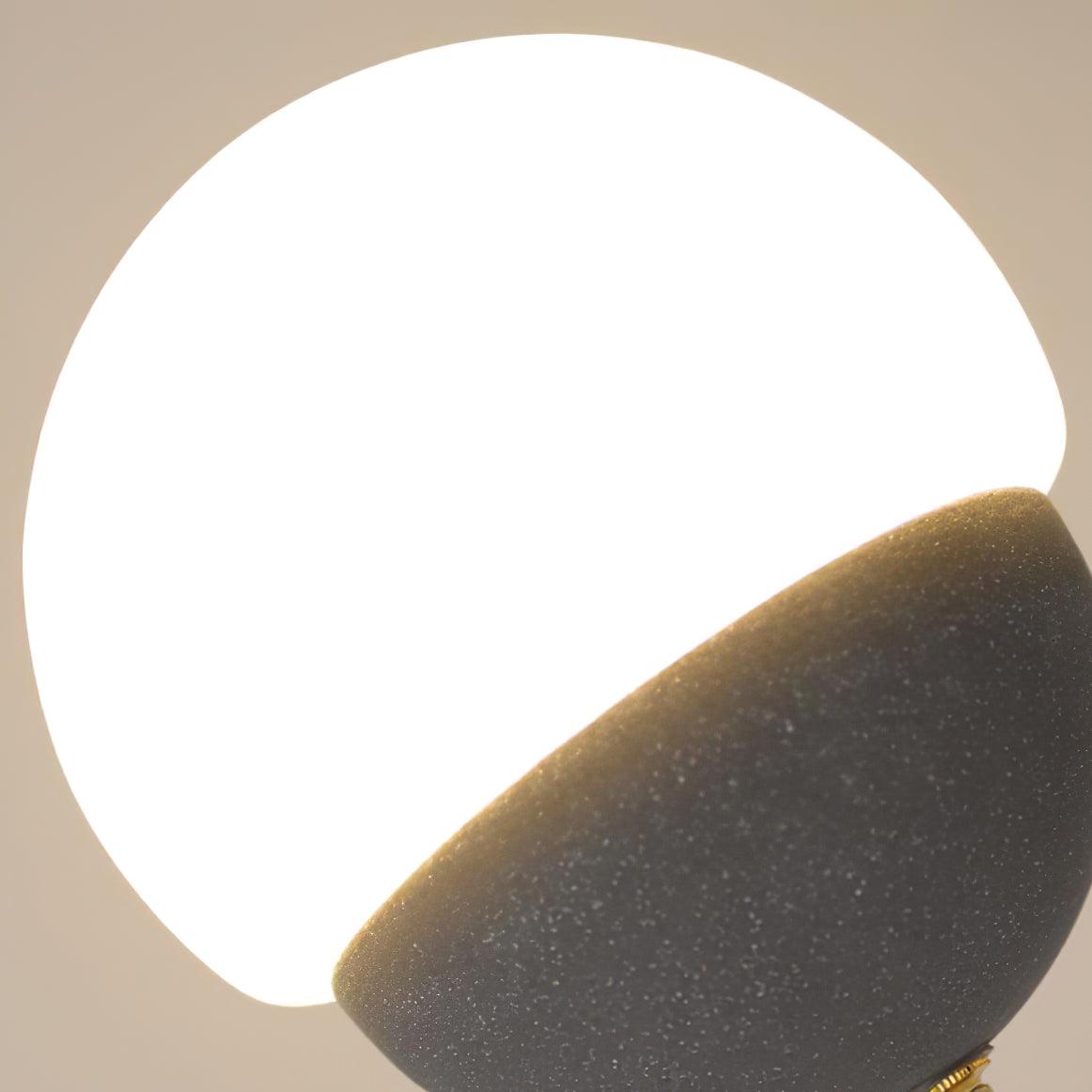 Eclipse Cement Pendant Light – Modern Minimalist Hanging Lamp for Dining & Living Spaces