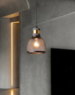 Cement Mesh Pendant Light – Industrial Designer Hanging Lamp
