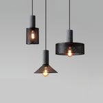 Cement Mesh Pendant Light – Industrial Designer Hanging Lamp