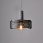 Cement Mesh Pendant Light – Industrial Designer Hanging Lamp