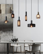 Cement Mesh Pendant Light – Industrial Designer Hanging Lamp