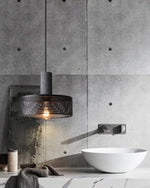 Cement Mesh Pendant Light – Industrial Designer Hanging Lamp
