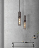 Cement Mesh Pendant Light – Industrial Designer Hanging Lamp