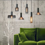 Cement Mesh Pendant Light – Industrial Designer Hanging Lamp