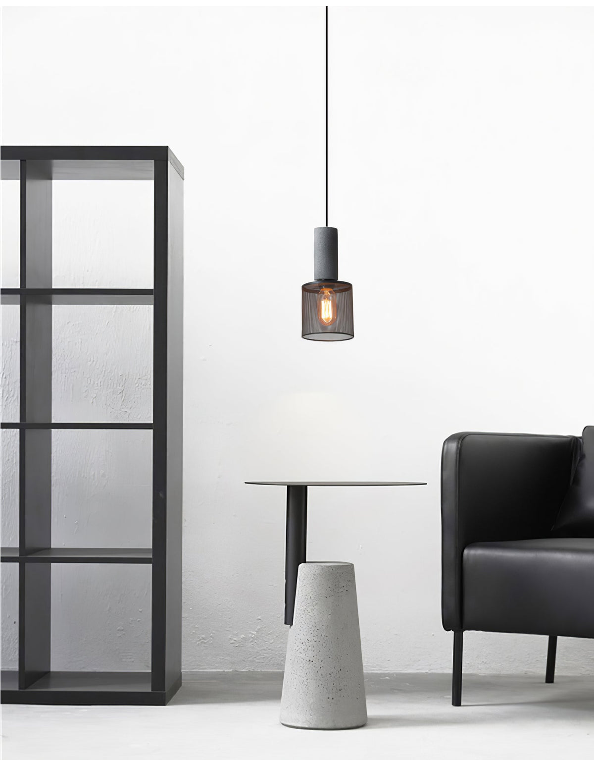 Cement Mesh Pendant Light – Industrial Designer Hanging Lamp