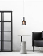 Cement Mesh Pendant Light – Industrial Designer Hanging Lamp