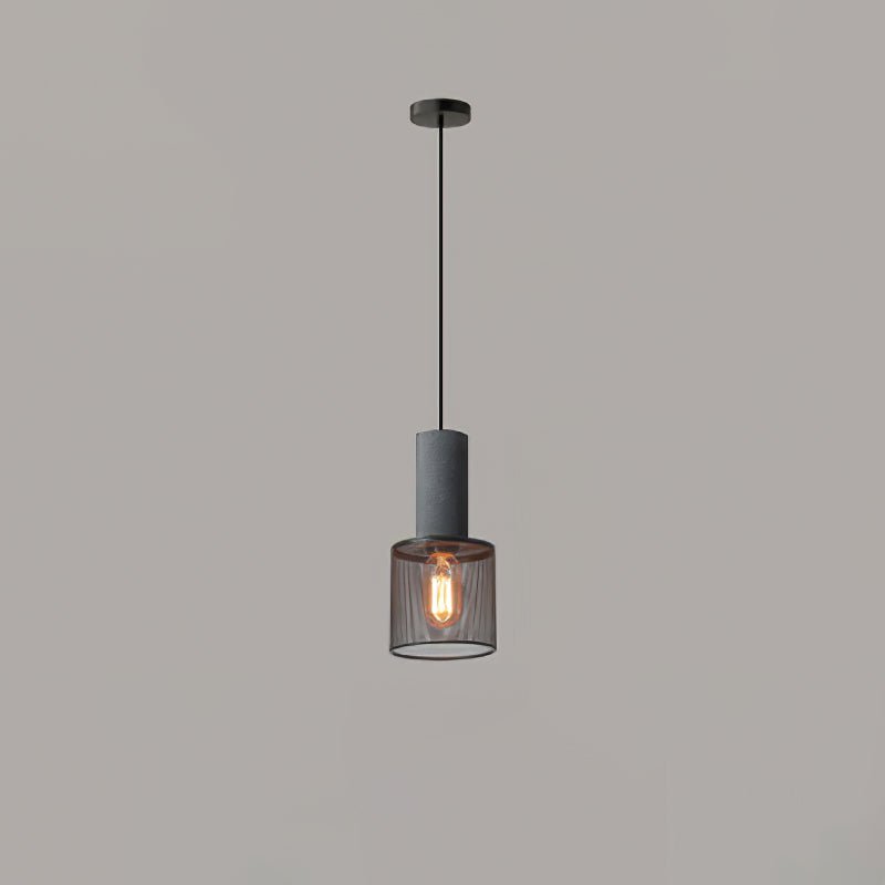 Cement Mesh Pendant Light – Industrial Designer Hanging Lamp