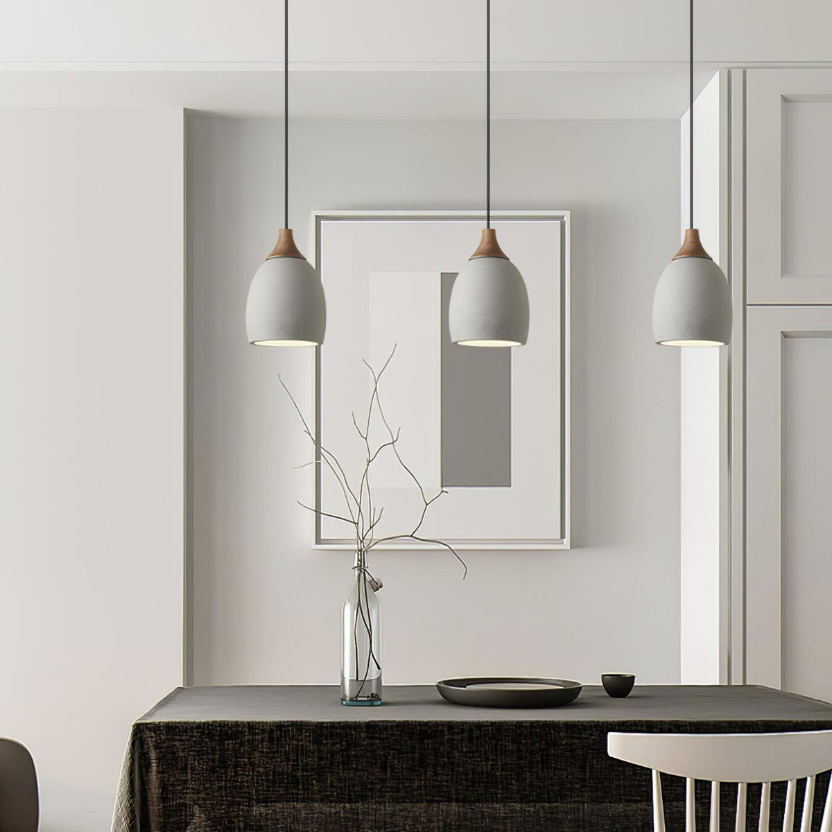 cement-solid-wood-pendant-light