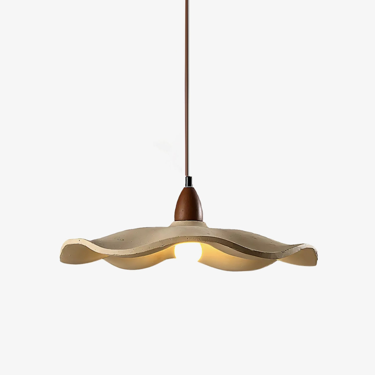 Cement Wave Pendant Light – Sculptural Concrete Pendant for Modern Interiors
