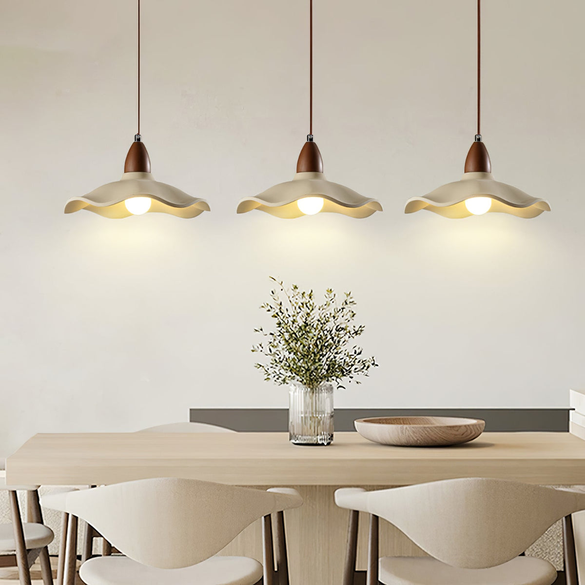 Cement Wave Pendant Light – Sculptural Concrete Pendant for Modern Interiors