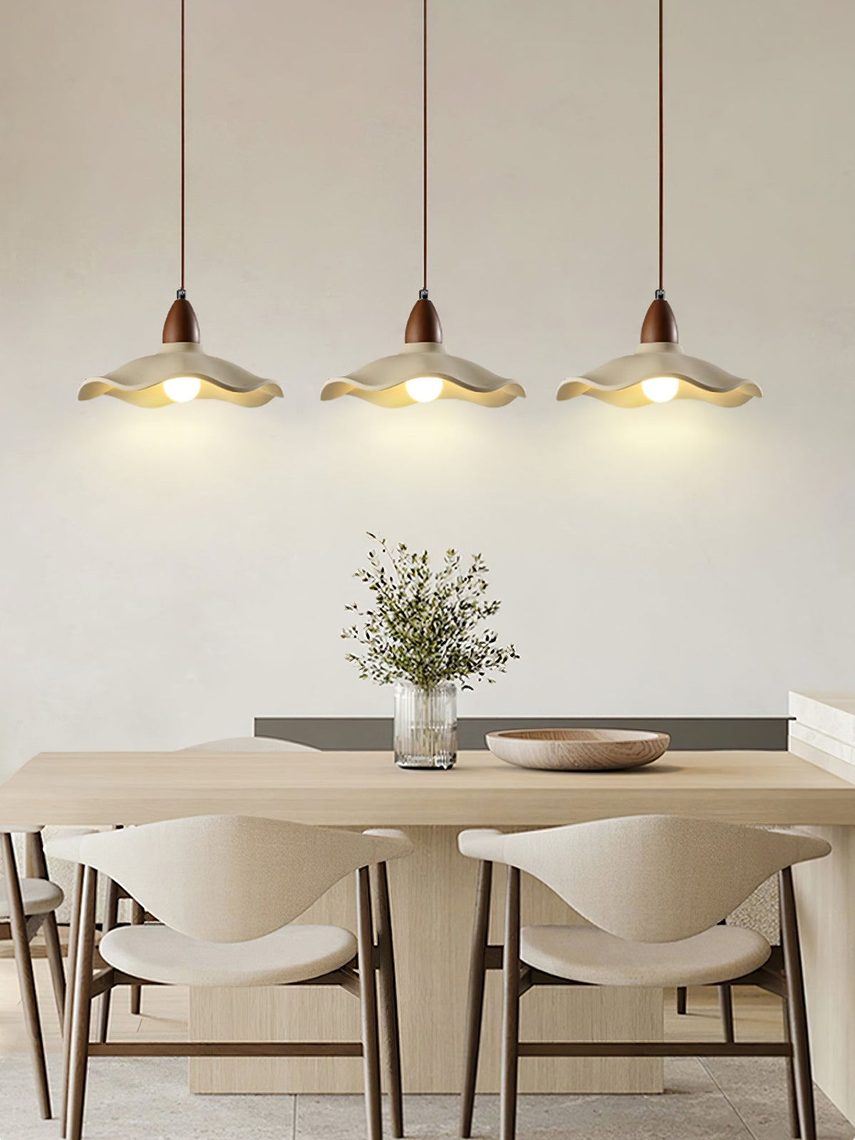 Cement Wave Pendant Light – Sculptural Concrete Pendant for Modern Interiors