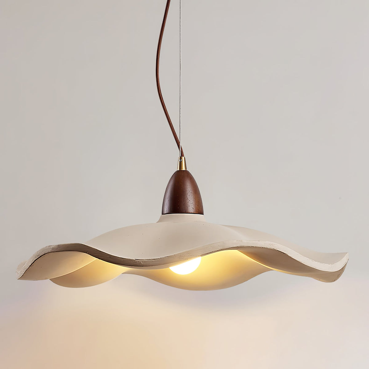 Cement Wave Pendant Light – Sculptural Concrete Pendant for Modern Interiors