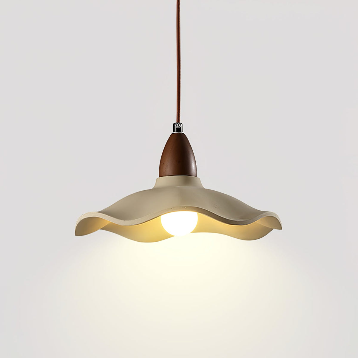 Cement Wave Pendant Light – Sculptural Concrete Pendant for Modern Interiors