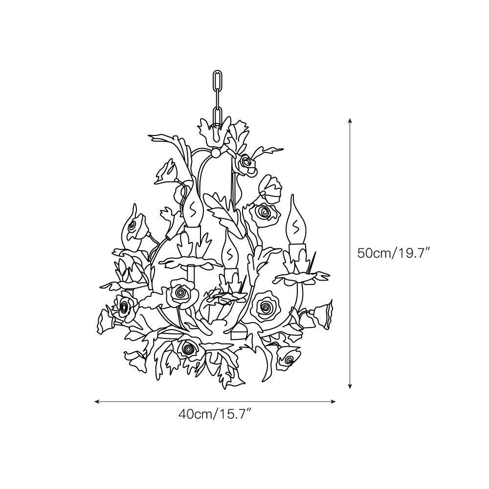 ceramic-rose-chandelier