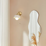 Ceramic Flower Wall Lamp