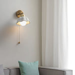 Ceramic Flower Wall Lamp