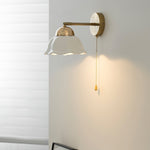 Ceramic Flower Wall Lamp