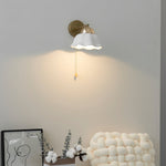 Ceramic Flower Wall Lamp