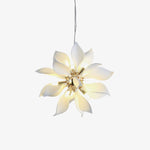 Ceramic Petal Chandelier | Modern Floral Pendant Light for Dining & Living Rooms