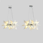 Ceramic Petal Chandelier | Modern Floral Pendant Light for Dining & Living Rooms