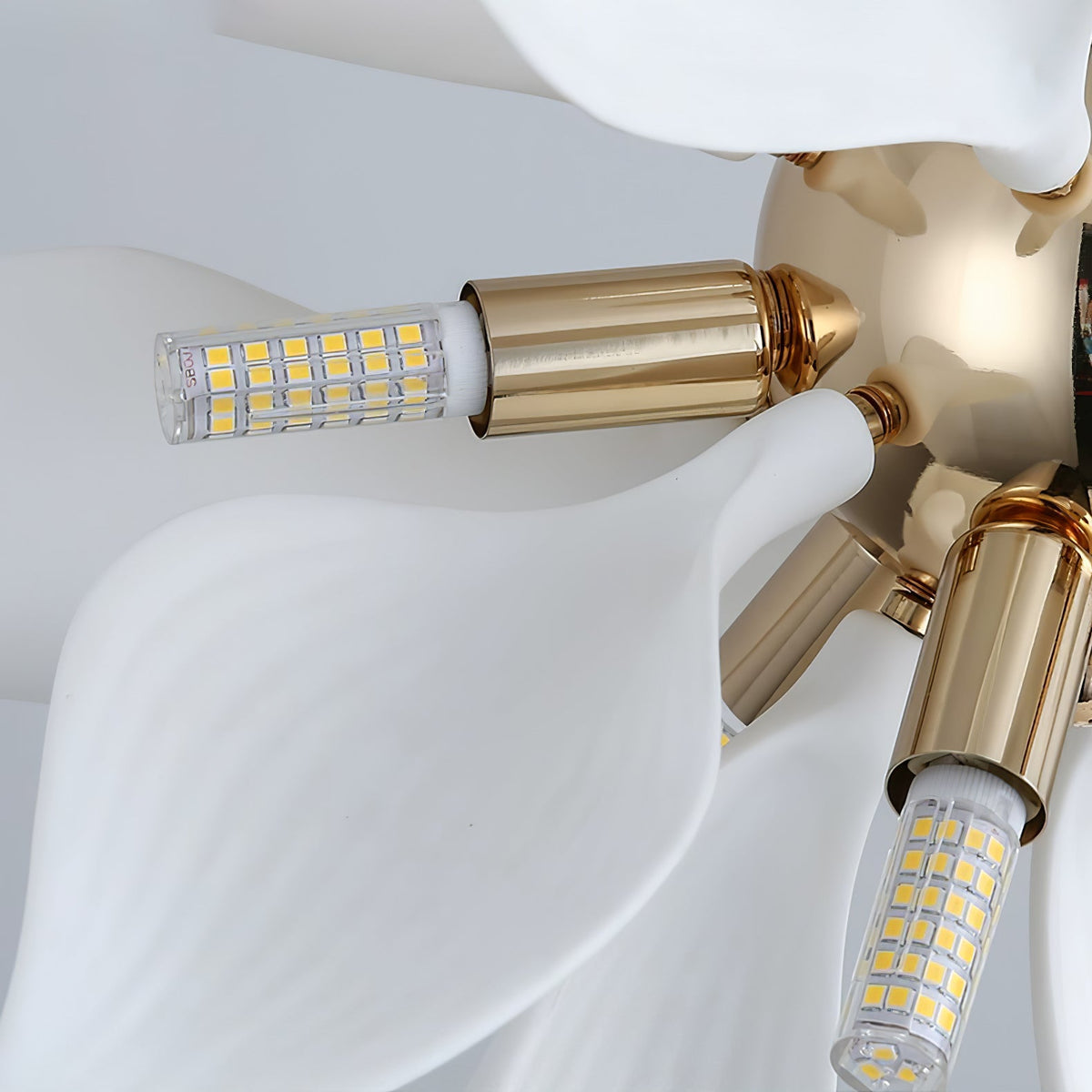 Ceramic Petal Chandelier | Modern Floral Pendant Light for Dining & Living Rooms