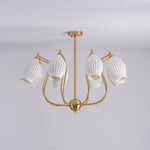 ceramic-ribbed-chandelier