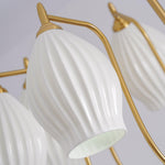 ceramic-ribbed-chandelier