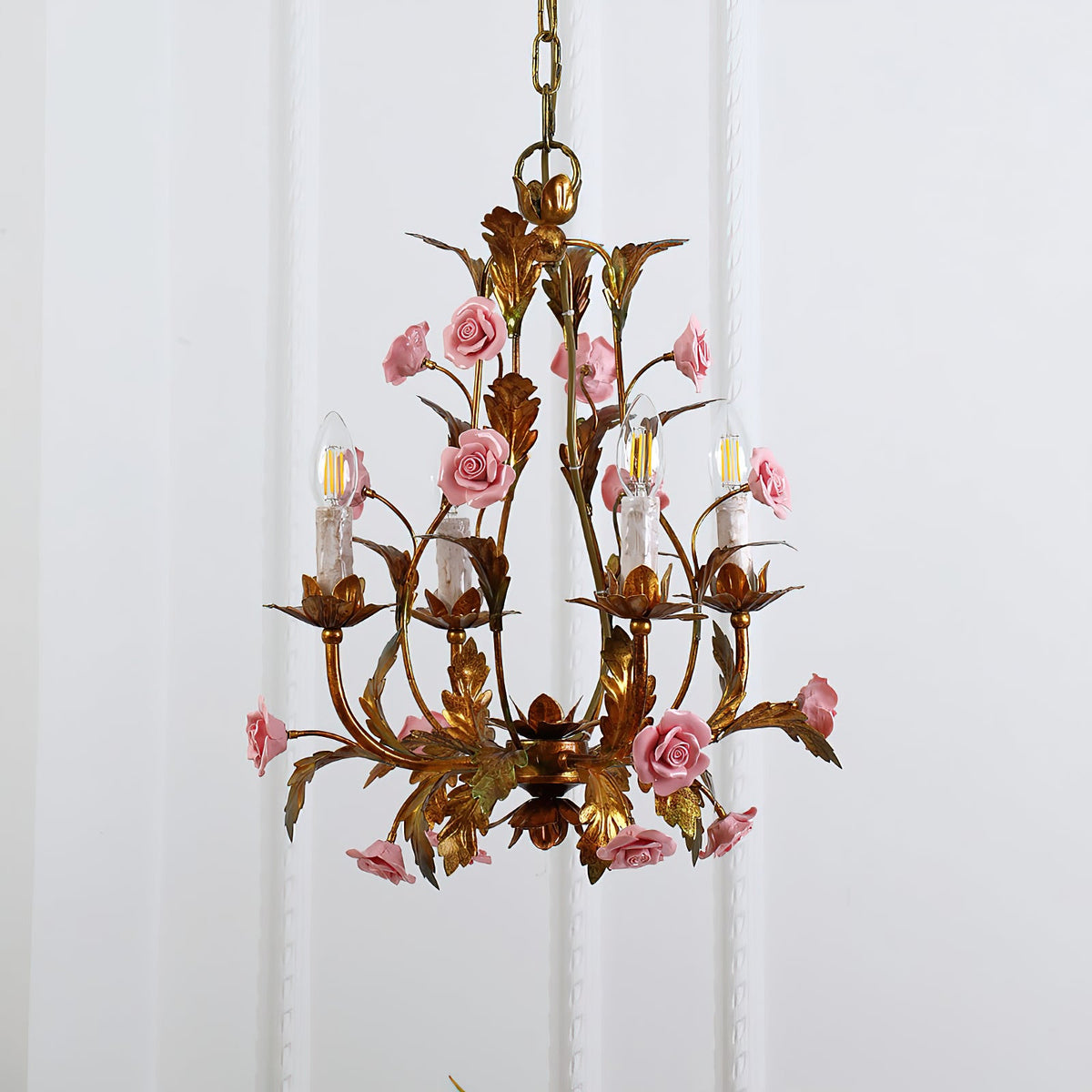 ceramic-rose-chandelier