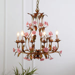 ceramic-rose-chandelier