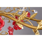 ceramic-rose-vine-chandelier