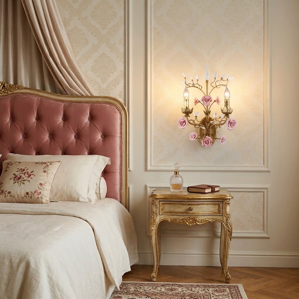 ceramic-rose-vine-sconce
