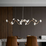 Cerisium Blossom Chandelier – Sculptural Ceramic & Iron Pendant Light