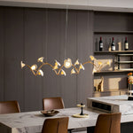 Cerisium Blossom Chandelier – Sculptural Ceramic & Iron Pendant Light