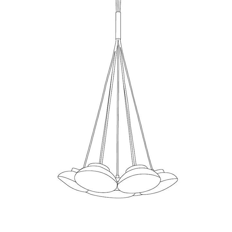 Ceto Horizontal Chandelier