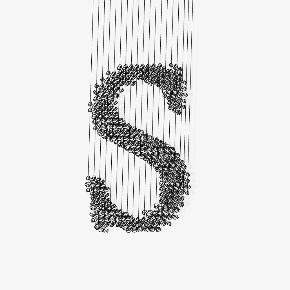 Charcoal Black Linear LED Chandelier for Modern Interiors